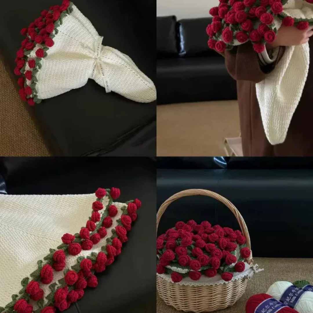 Crochet Bouquet Blanket