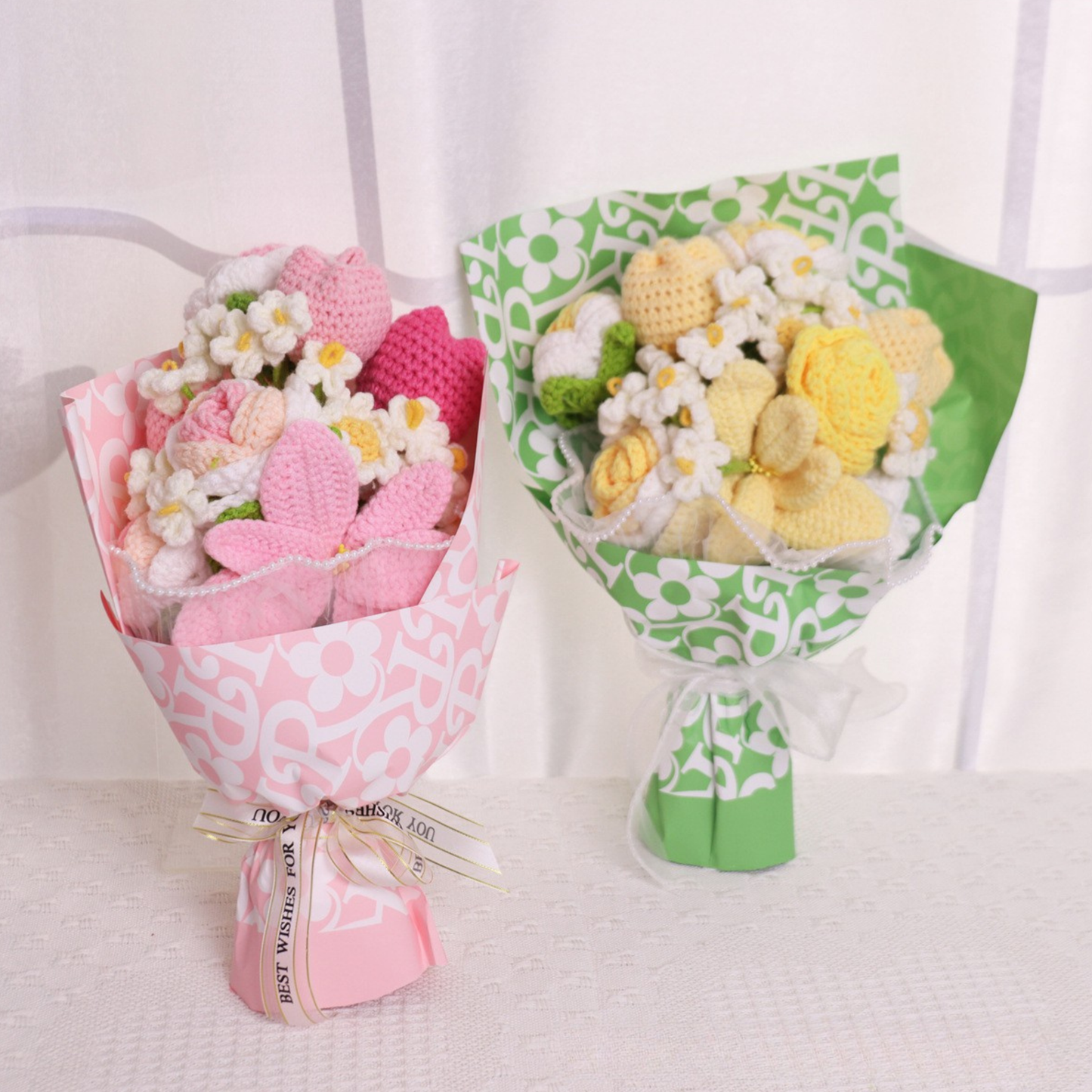 Handmade Crochet Flower Bouquet