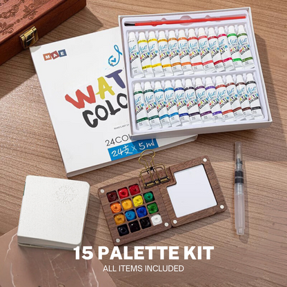 Buy 1, Get 1 50% OFF - Mini Water-Color Palette Kit