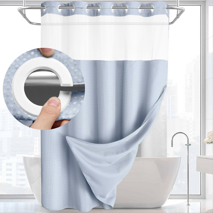 Auron™ - Snap In Shower Curtain and Liner Set