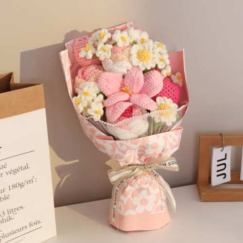Handmade Crochet Flower Bouquet