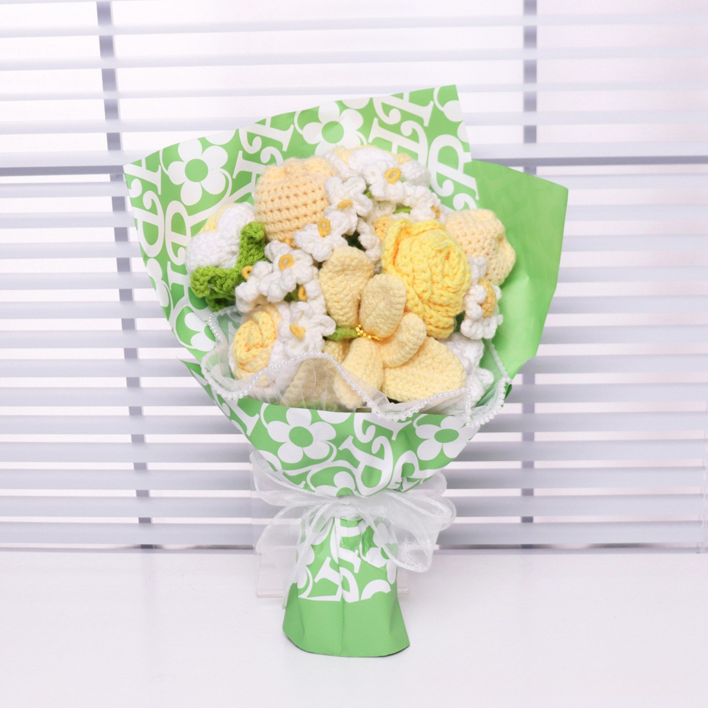 Handmade Crochet Flower Bouquet