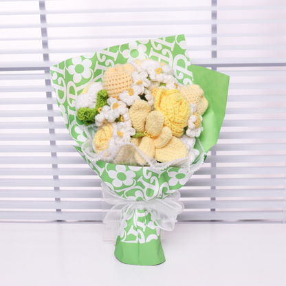 Handmade Crochet Flower Bouquet
