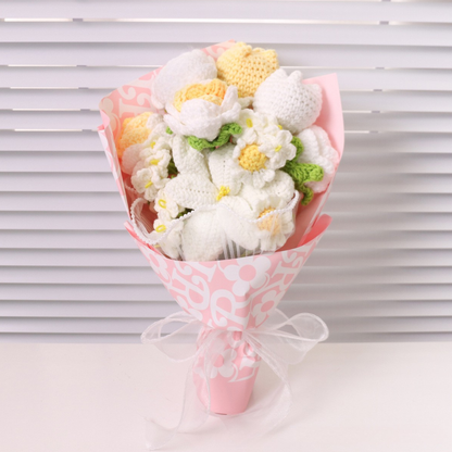 Handmade Crochet Flower Bouquet