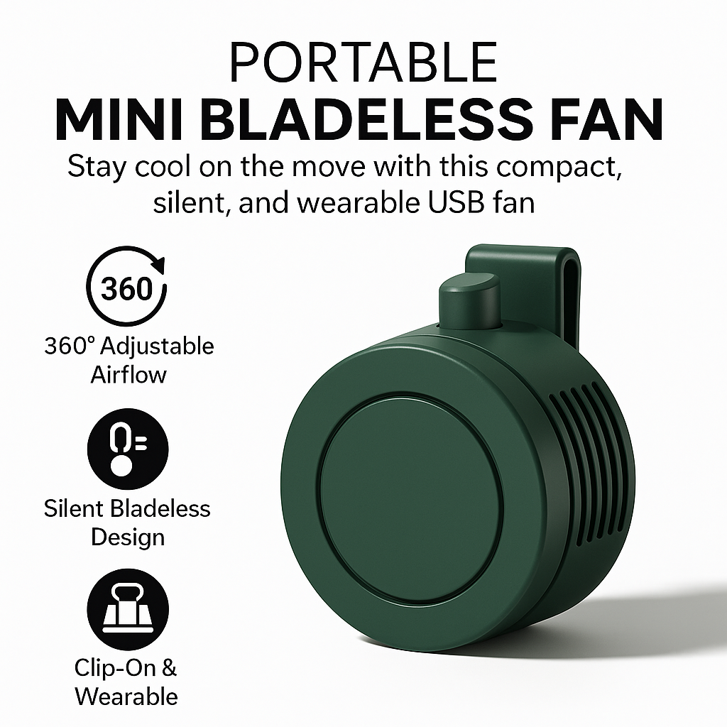Mini Bladeless Electric Fan