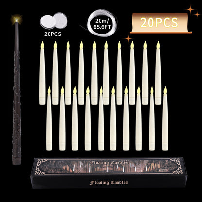 Floating Flameless Candles with Wand Remote