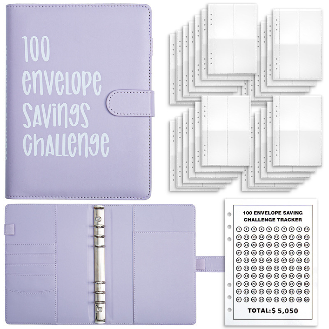 100 Envelope Savings Challenge Book