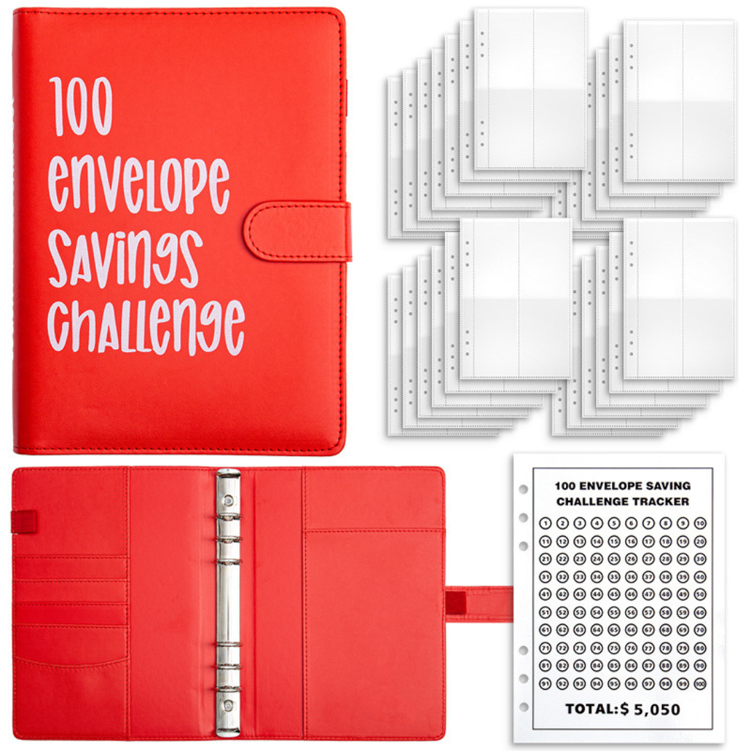 100 Envelope Savings Challenge Book