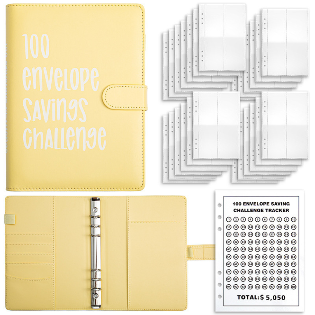 100 Envelope Savings Challenge Book